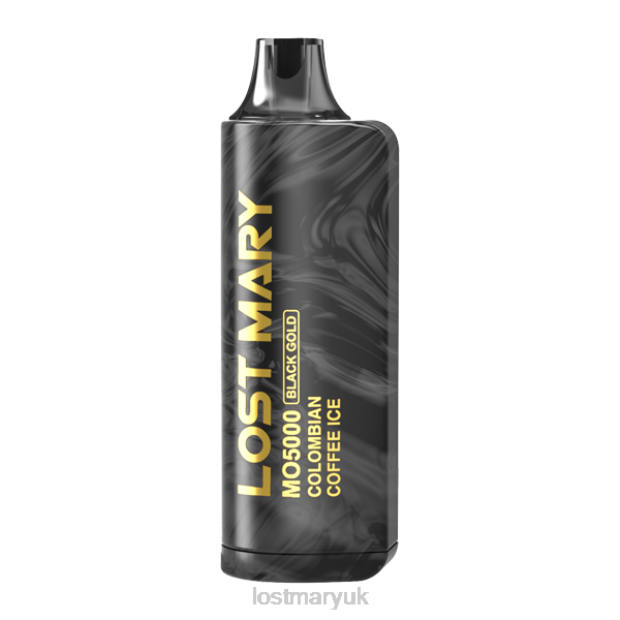 Colombian Coffee Ice Lost Mary Vape Juice UK - LOST MARY MO5000 Black Gold Edition THZJ94