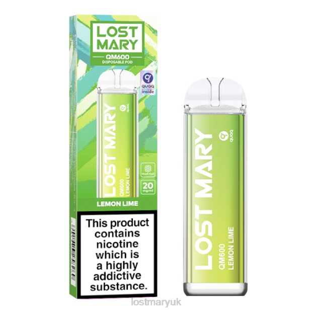 Lemon Lime Lost Mary Vape Sale - LOST MARY QM600 Disposable Vape THZJ168