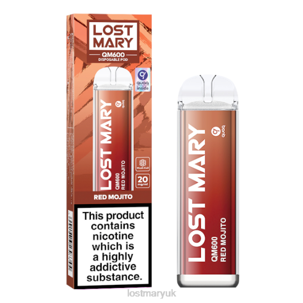 Red Mojito Lost Mary Vape Juice UK - LOST MARY QM600 Disposable Vape THZJ164