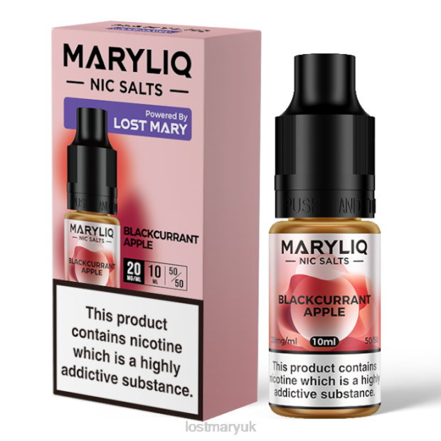 Blackcurrant Lost Mary Vape UK - LOST MARY MARYLIQ Nic Salts - 10ml THZJ221