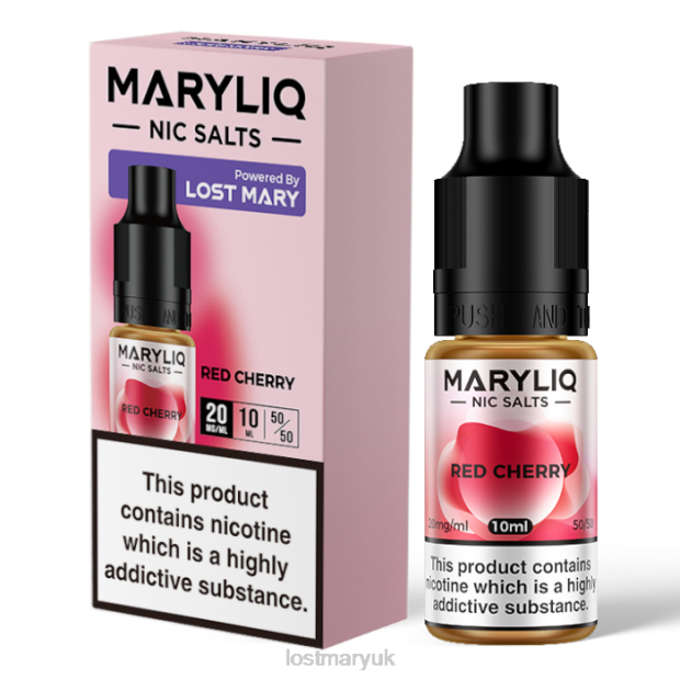 Red Lost Mary Vape Juice UK - LOST MARY MARYLIQ Nic Salts - 10ml THZJ224
