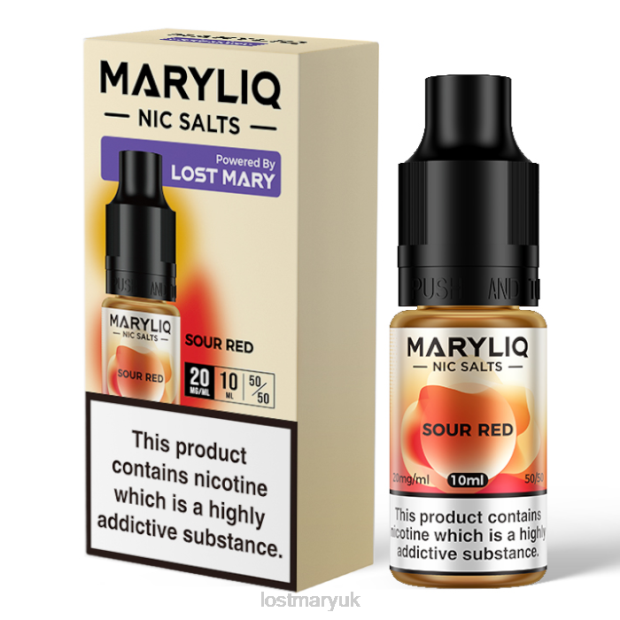 Sour Lost Mary Uk Flavours - LOST MARY MARYLIQ Nic Salts - 10ml THZJ216