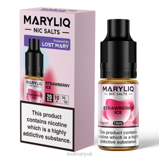 Strawberry Lost Mary UK - LOST MARY MARYLIQ Nic Salts - 10ml THZJ225