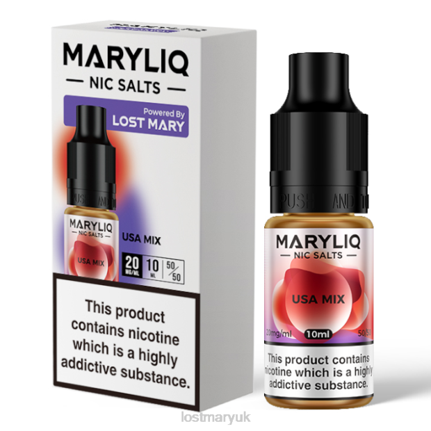 Usa Mix Lost Mary London - LOST MARY MARYLIQ Nic Salts - 10ml THZJ219