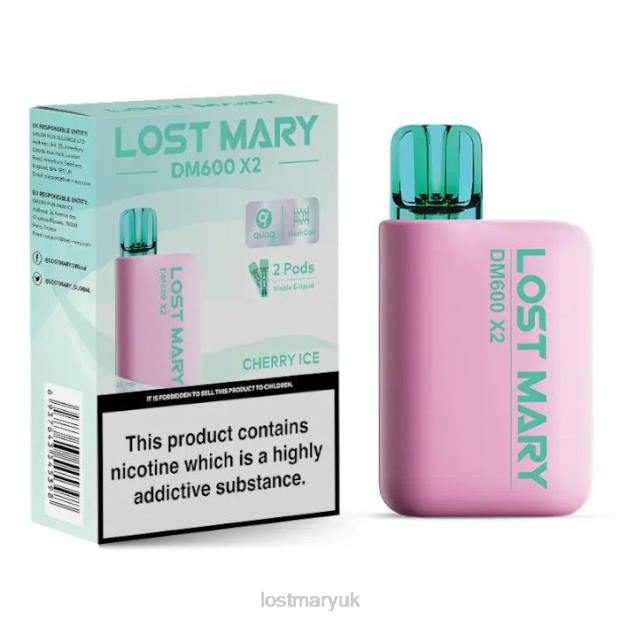 Cherry Ice Lost Mary Tappo UK - LOST MARY DM600 X2 Disposable Vape THZJ203
