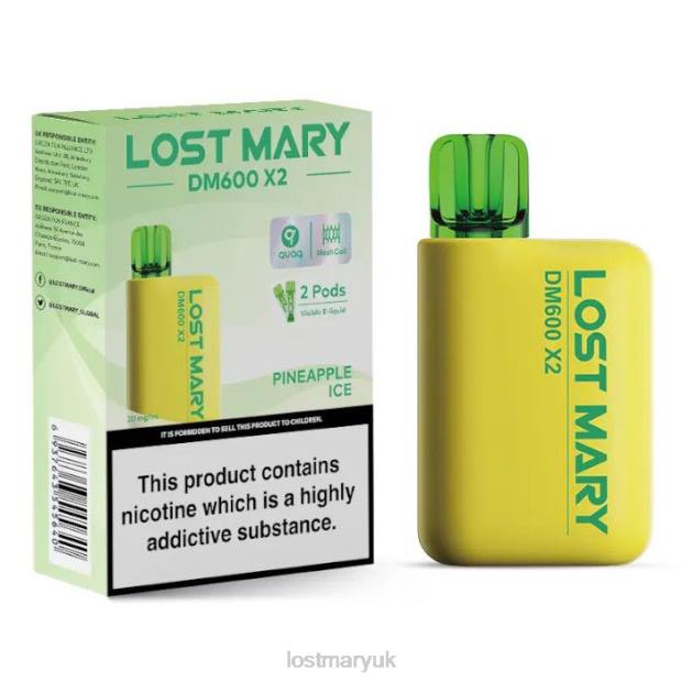 Pineapple Ice Lost Mary Vape Juice UK - LOST MARY DM600 X2 Disposable Vape THZJ204