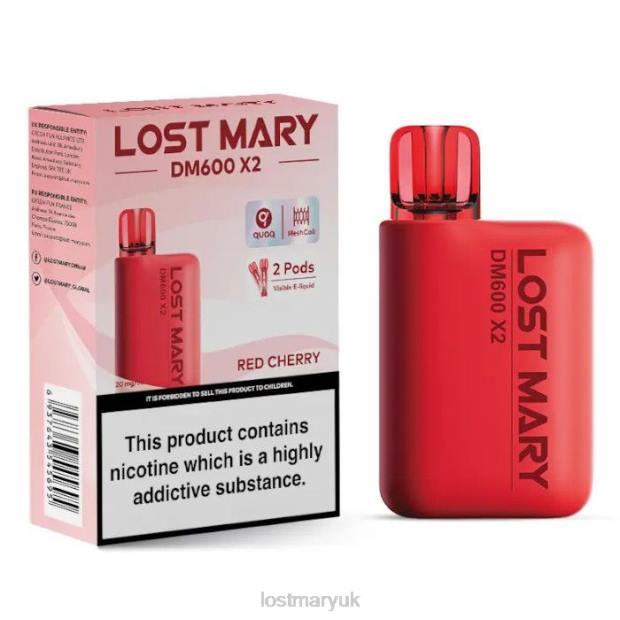 Red Cherry Lost Mary Vape Sale - LOST MARY DM600 X2 Disposable Vape THZJ198